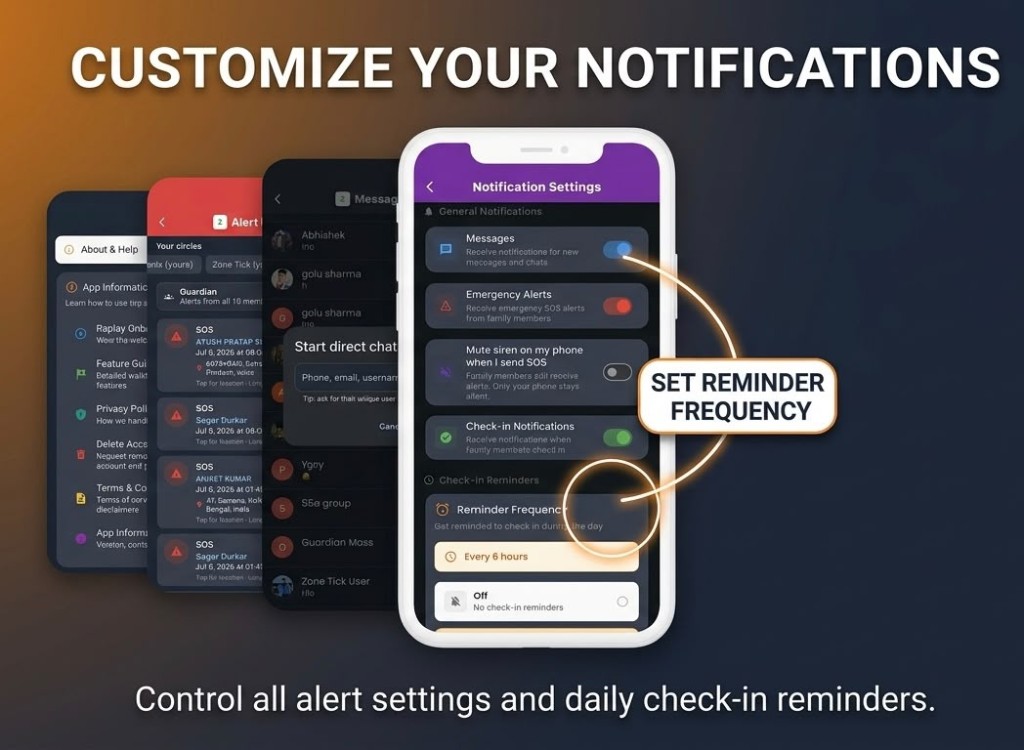 Customize notification settings